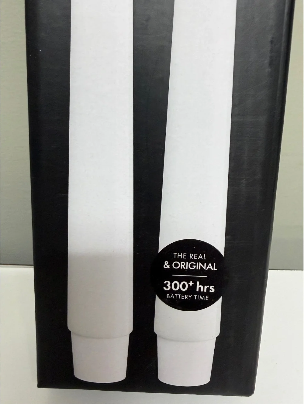 Deluxe Homeart Shiny Dinner LED Candles White 11